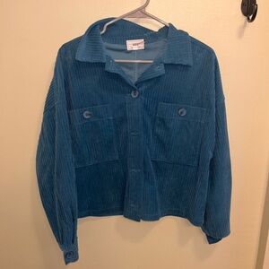 Have Teal Corduroy Utility Jacket